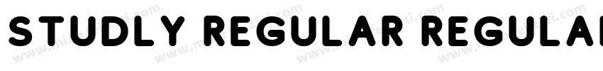Studly Regular Regular字体转换